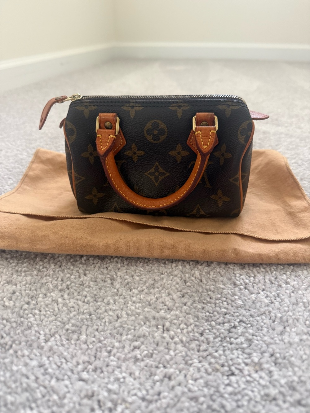 Louis Vuitton Vintage Mini Speedy with strap